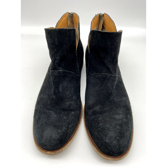 Kork-Ease Ryder Boots Womens Sz 7.5M Black Leather Suede Back Zip Ankle - Picture 6 of 15